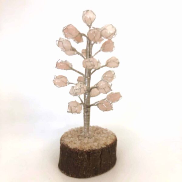 Rose Quartz Tumbled Stone Tree