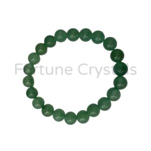 fortunecrystals green aventurine bracelet 15 8mm 300x300 - Green Aventurine Bracelet (8mm)