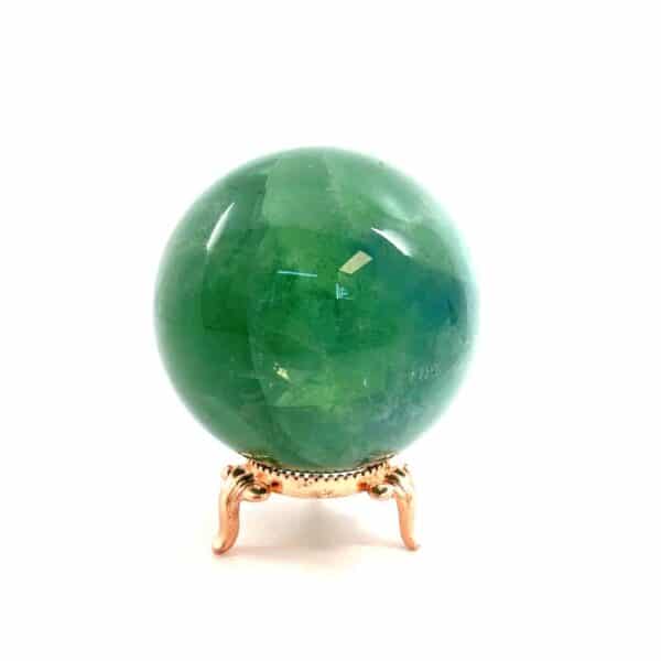 Green Fluorite Sphere