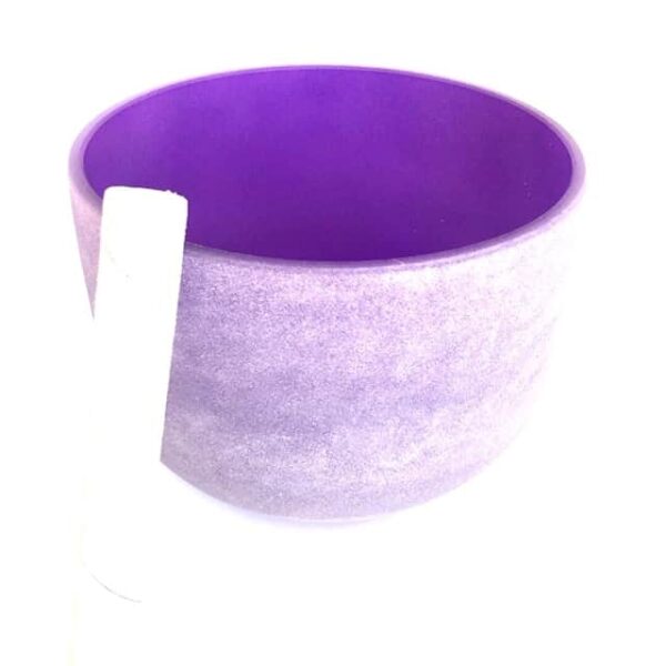 Frosted Singing Bowl - Violet - Image 2