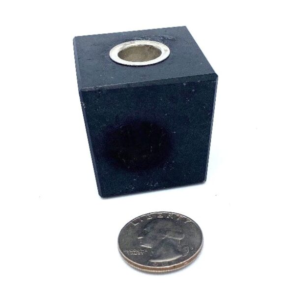 Black Tourmaline - Candle Holder - Image 2