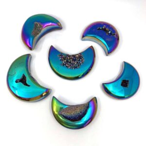 fortunecrystals agate cresent moons  300x300 - Agate Plated Crescent Moon