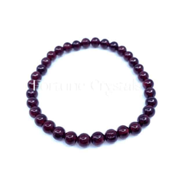 Garnet Bracelet (6mm)