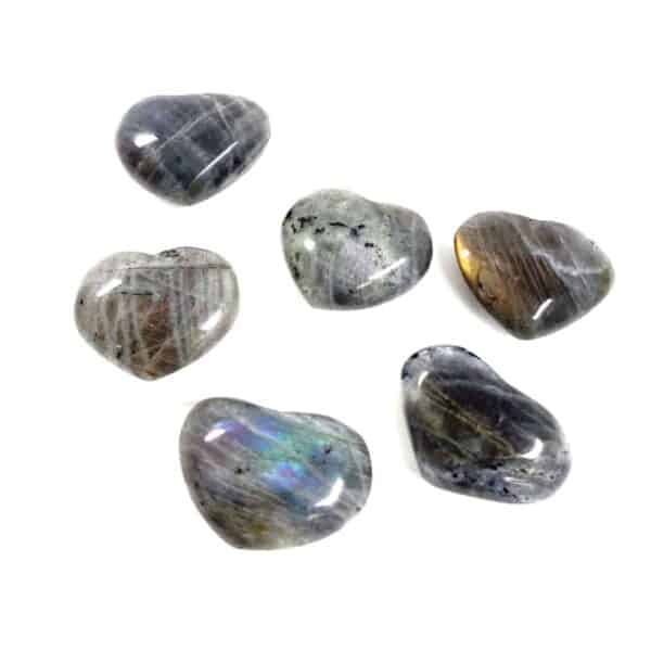 Labradorite Hearts