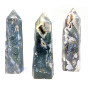 Fortunecrystals Moss Agate Points