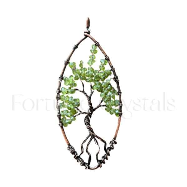 Peridot Tree of Life Pendant