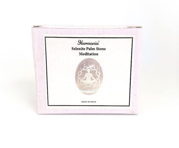 Selenite Palm Stone - Meditation - Image 2