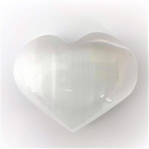 fortunecrystals selenite white heart 300x300 - Selenite Heart