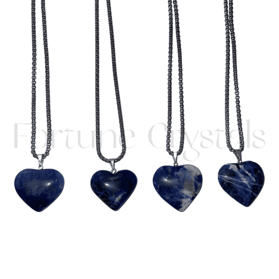 fortunecrystals_sodalite heart pendant