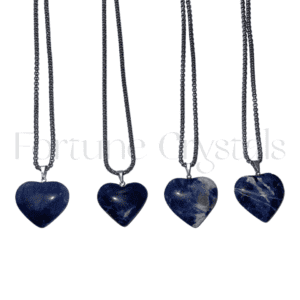 fortunecrystals sodalite heart pendant 300x300 - Sodalite Heart Necklace