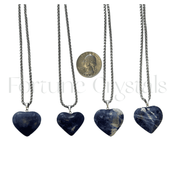 Sodalite Heart Necklace - Image 2