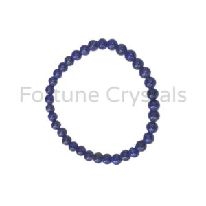 fortunecrystals lapis bracelet 15 6mm 300x300 - Lapis Lazuli Bracelet (6mm)