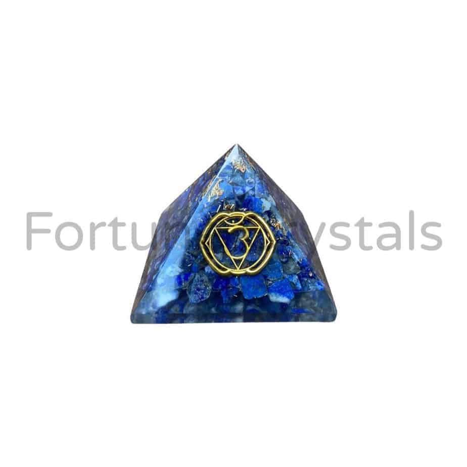 Orgone Pyramid – Amethyst, Lapis, Carnelian