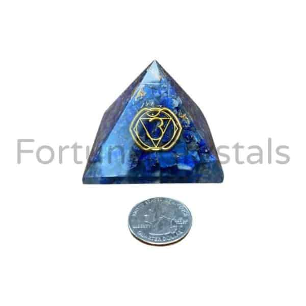 Orgone Pyramid - Amethyst, Lapis, Carnelian - Image 2