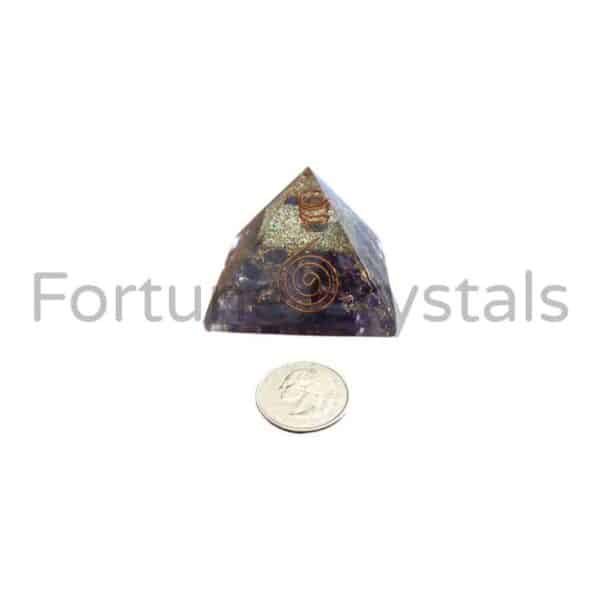 Orgone Pyramid - Amethyst, Lapis, Carnelian - Image 3