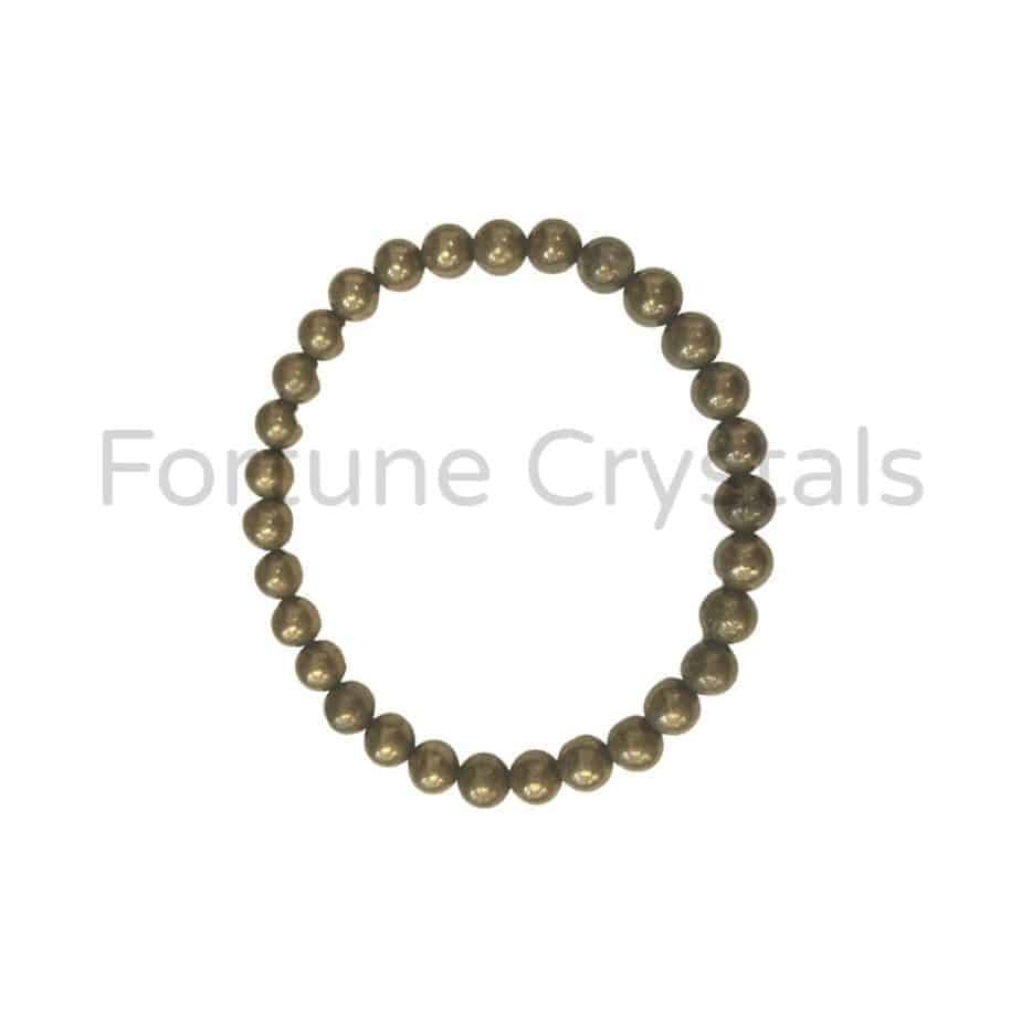 fortunecrystals_pyrite bracelet 10 6mm
