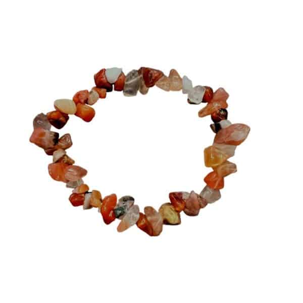 Carnelian Chip Bracelet