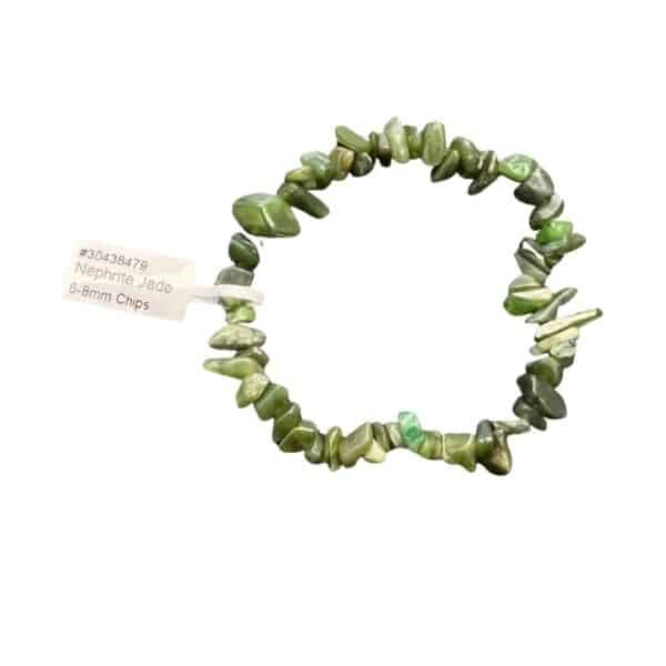 Nephrite Jade Chip Bracelet