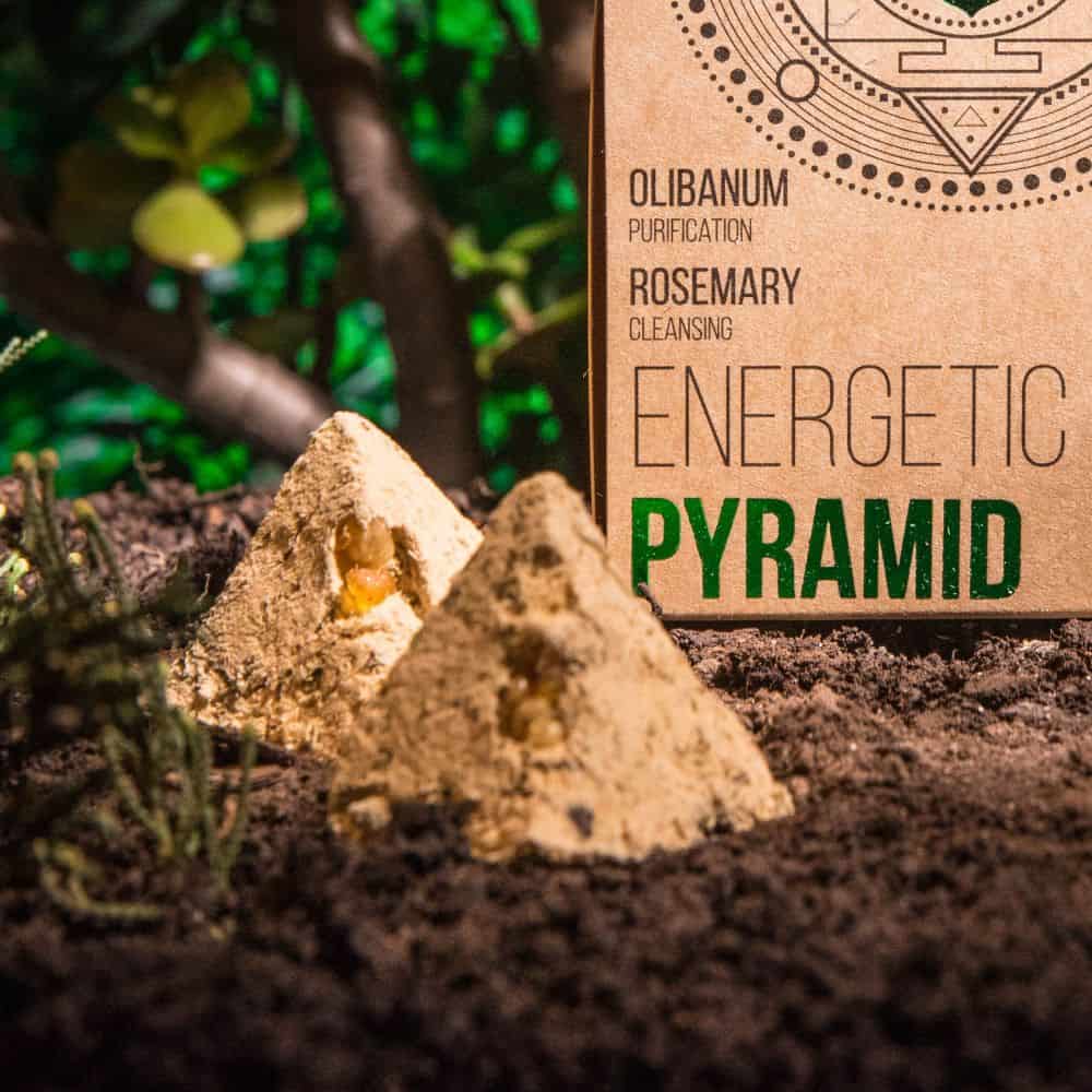 Energetic pyramid – Olibanum and Rosemary