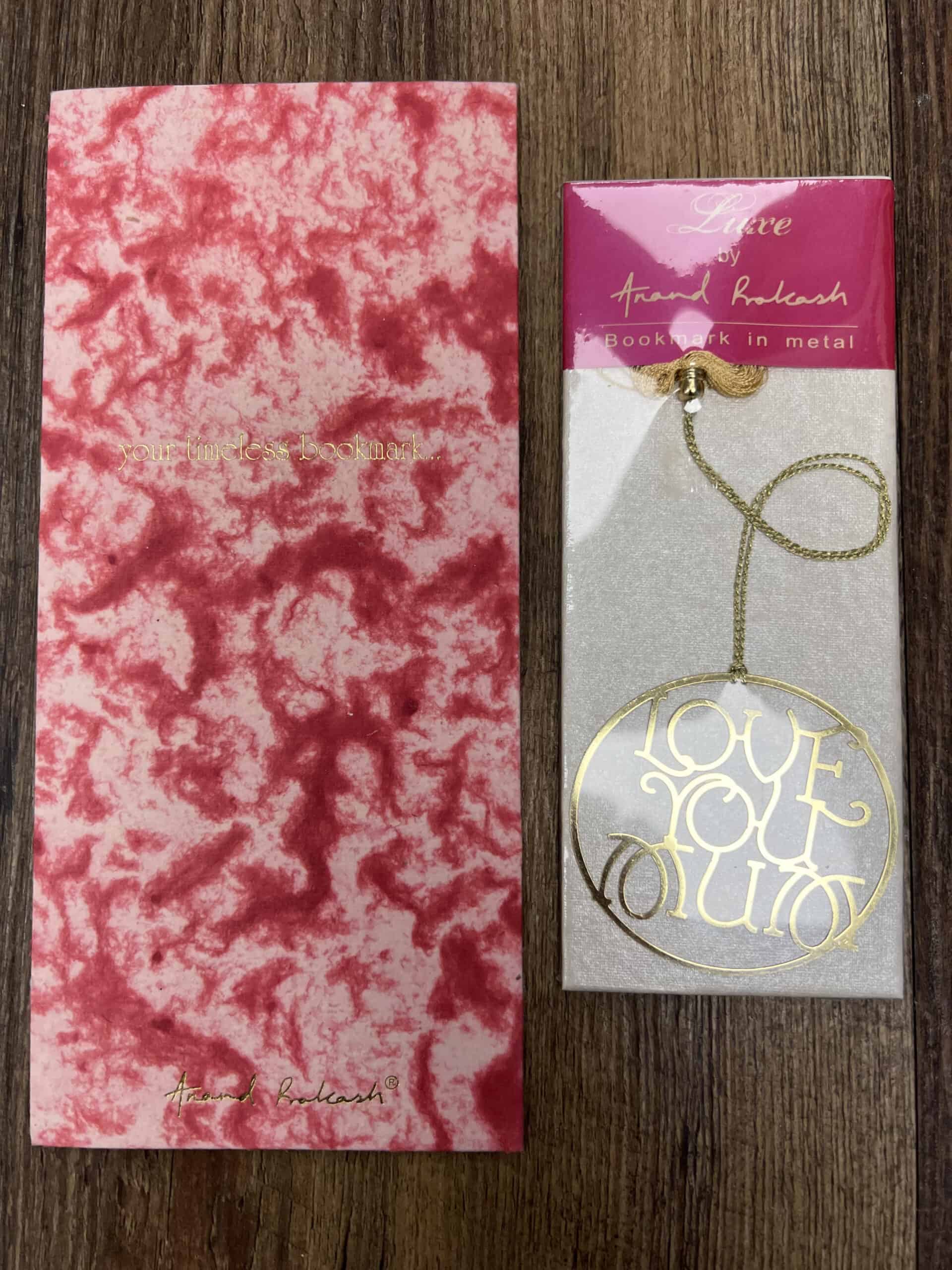 'Love You Mum' Metal Bookmark