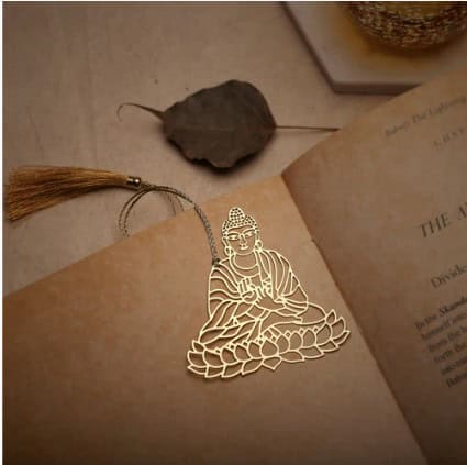 Buddha Metal Bookmark