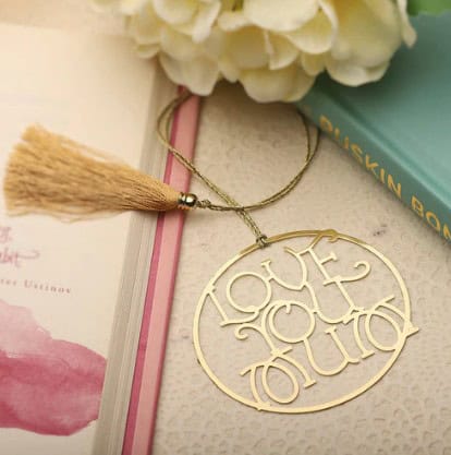 'Love You Mum' Metal Bookmark